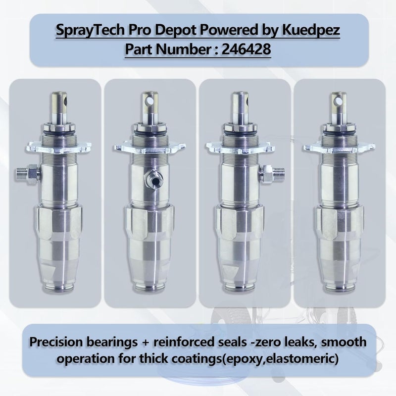 KUEDPEZ 246428 Airless Spray Pump Compatible with Graco Ultra, Nova, and Max II 390 395 490 495 595 and LineLazer 3400 Series sprayers, Replace 246-428 - Image 5